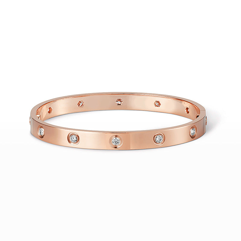 ¡®Glow Jewelry¡¯LOVE BRACELET 6.1MM 10 DIAMONDS