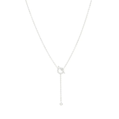 ¡®Glow Jewelry¡¯FINESSE SILVER DIAMOND NECKLACE