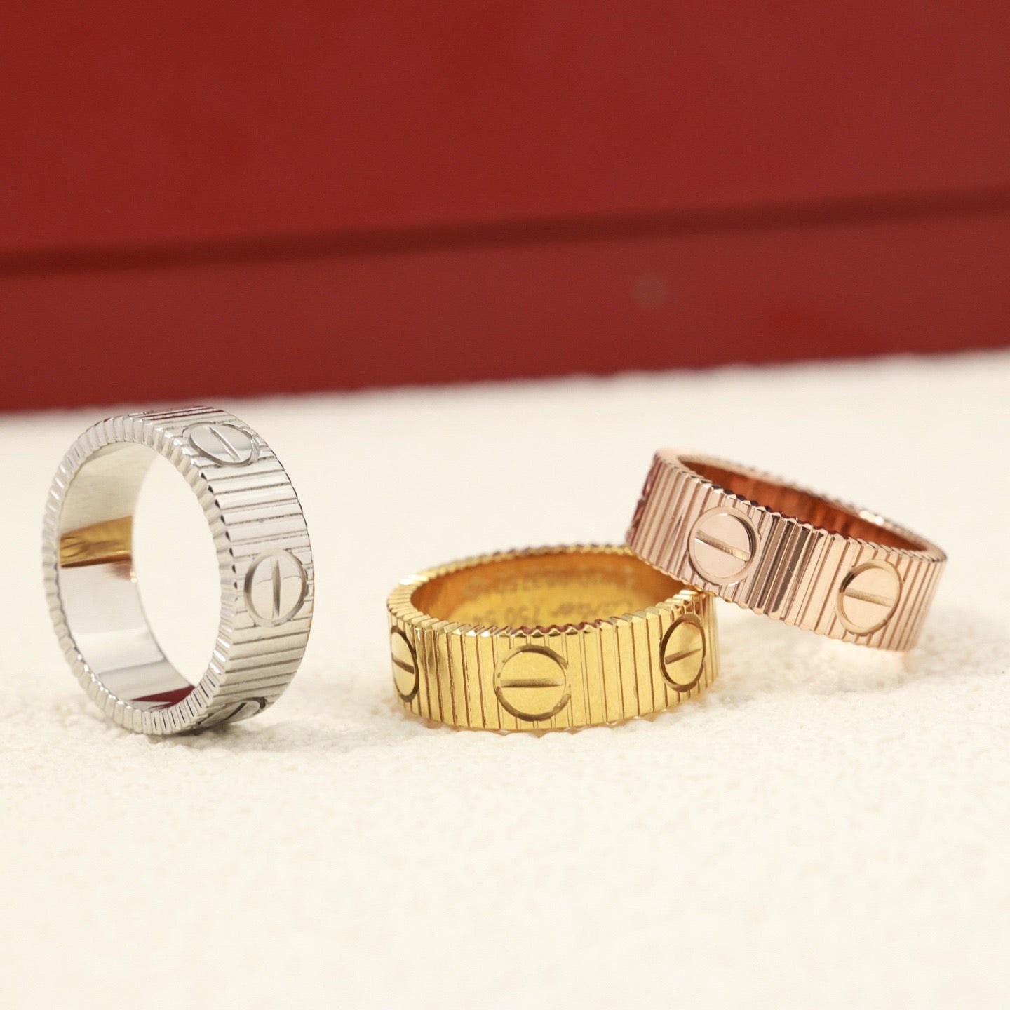 [Glow Jewelry] 2025 NEW LOVE RING BRUSHED STYLE