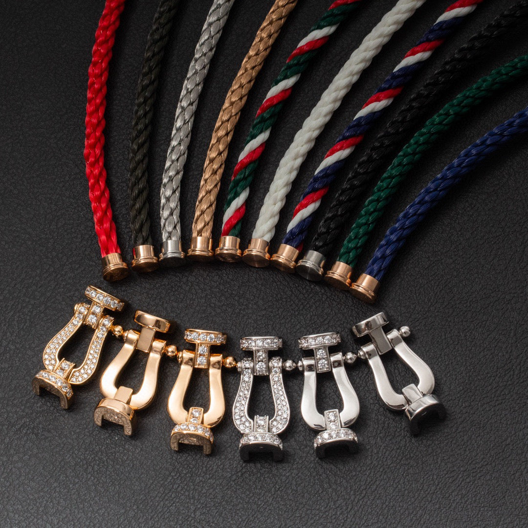 ¡®Glow Jewelry¡¯FORCE LARGE HORSESHOE NO DIAMOND BRACELET SILVER