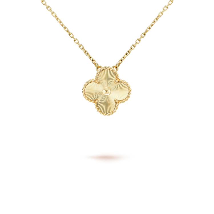 [Glow Jewelry]CLOVER 15MM LASER NECKLACE AND BOX