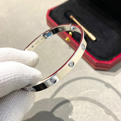 [Glow Jewelry]LOVE BRACELET 6.1MM 10 DIAMONDS