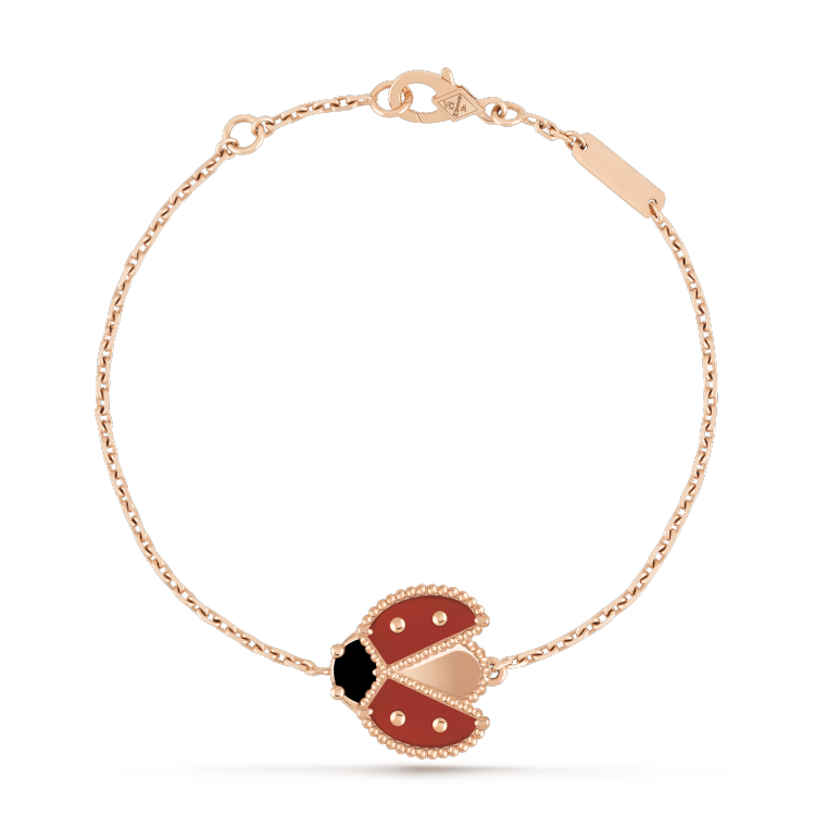 ¡®Glow Jewelry¡¯LUCKY SPRING 1 MOTIF PINK GOLD BRACELET