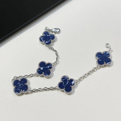 [Glow Jewelry]New CLOVER 5 MOTIF PIETERSITE BRACELET COLLECTION
