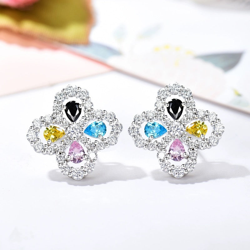 ¡®Glow Jewelry¡¯LOOP EARRINGS FULL MOTIF DIAMOND 16MM