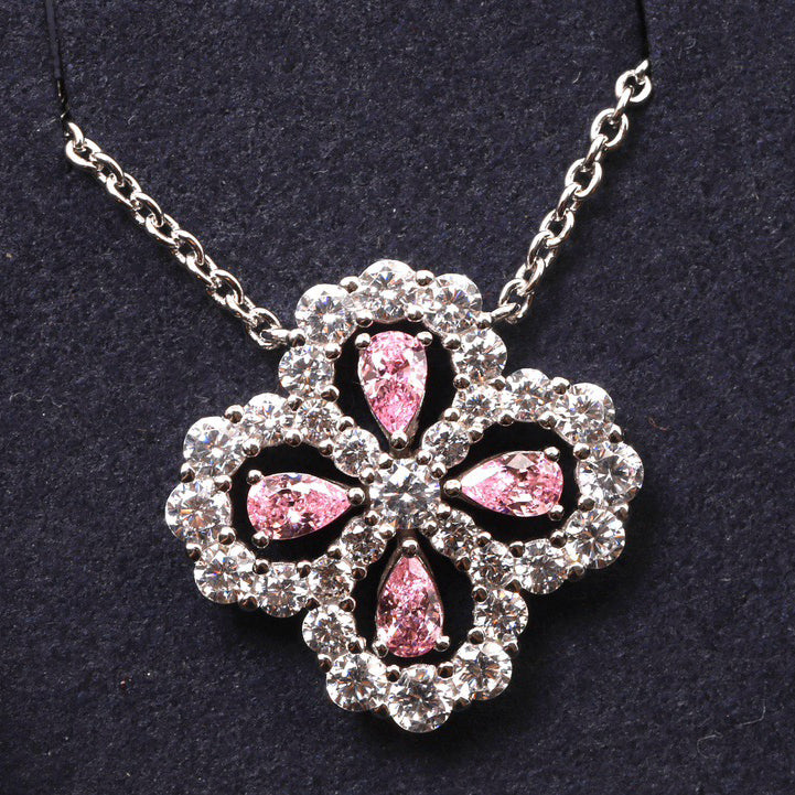 ¡®Glow Jewelry¡¯LOOP NECKLACE FULL MOTIF DIAMOND 16MM MULTIPLE COLORS
