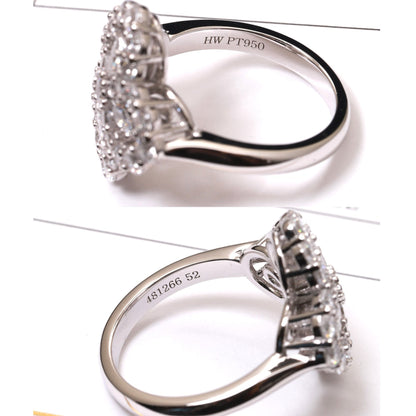 Glow Jewelry – LOOP RING FULL MOTIF DIAMOND 16MM SILBER