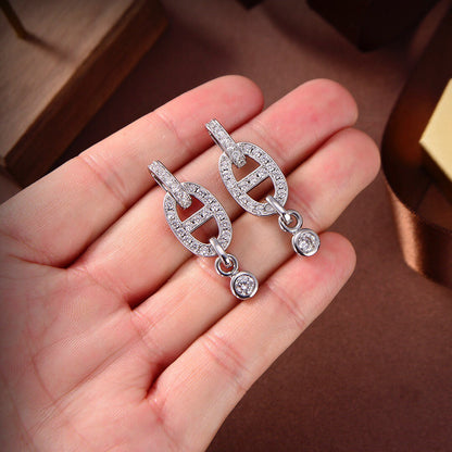 ¡®Glow Jewelry¡¯HM CHAINE DIAMOND EARRINGS
