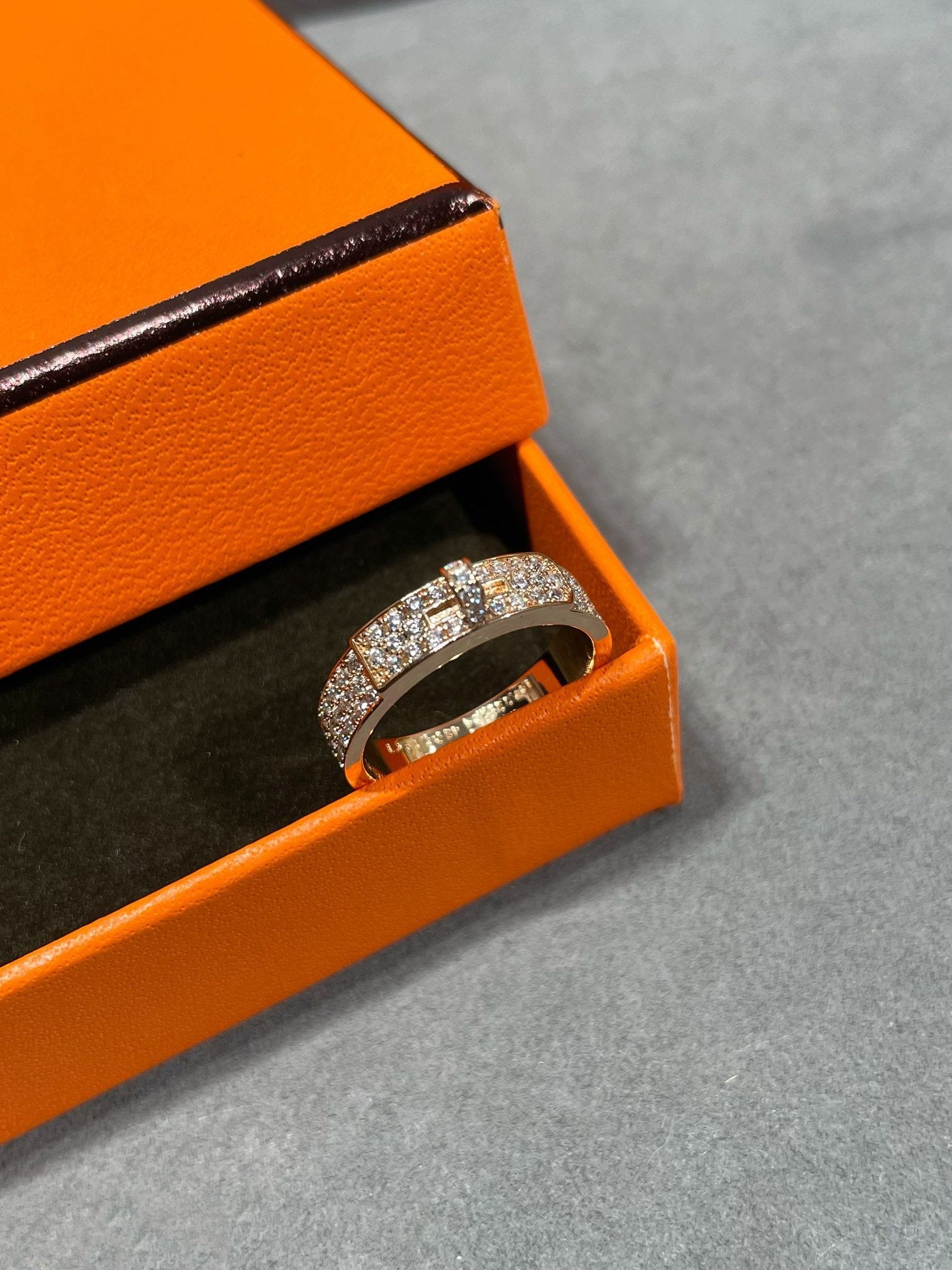 [Glow Jewelry]KELLY PINK GOLD DIAMOND RING