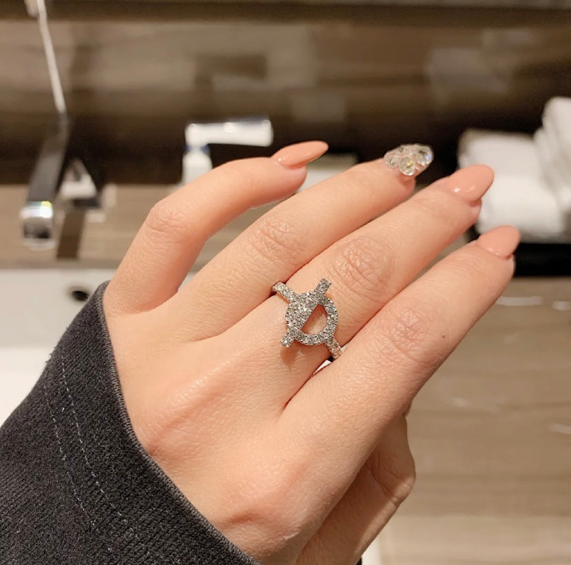 [Glow Jewelry]ECHAPPEE RING SILVER DIAMOND