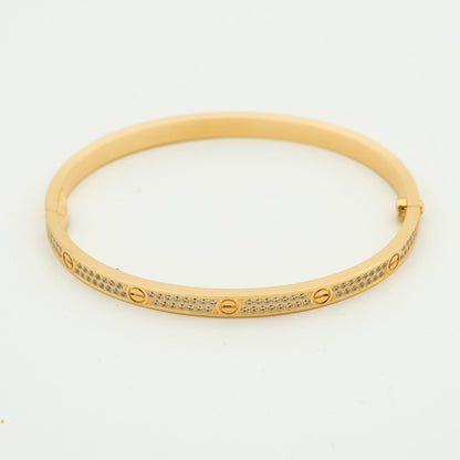 ¡®Glow Jewelry¡¯LOVE BRACELET 3.65MM DIAMOND-PAVED