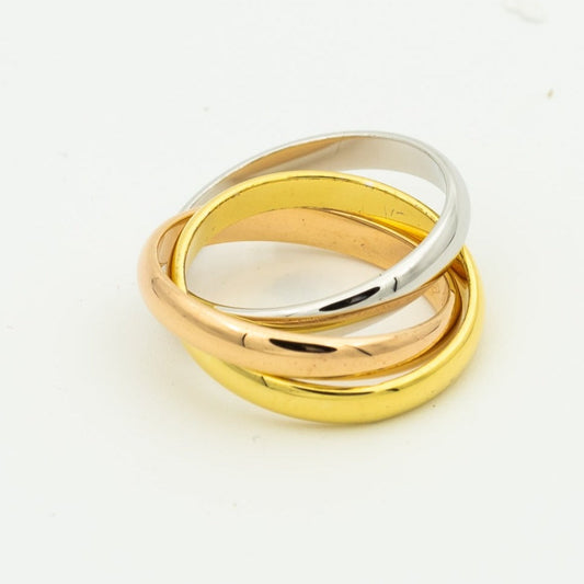 ¡®Glow Jewelry¡¯TRINITY RING GOLD PINK GOLD SILVER