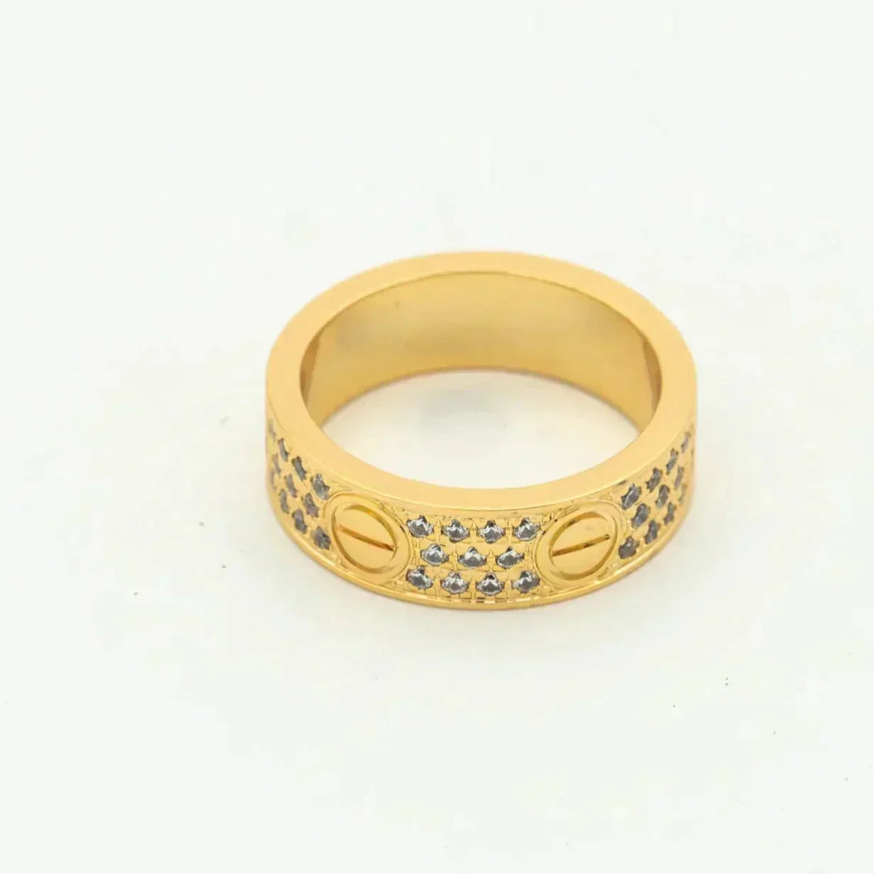 ¡®Glow Jewelry¡¯LOVE RING 5.5MM DIAMONDS PAVED