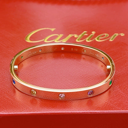 [Glow Jewelry]2026 RAINBOW LOVE BRACELET 6.1MM  10 DIAMONDS