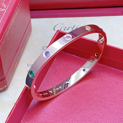 [Glow Jewelry]2026 RAINBOW LOVE BRACELET 6.1MM  10 DIAMONDS