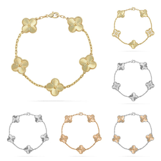 [Glow Jewelry]New  CLOVER 5 MOTIF LASER BRACELET COLLECTION
