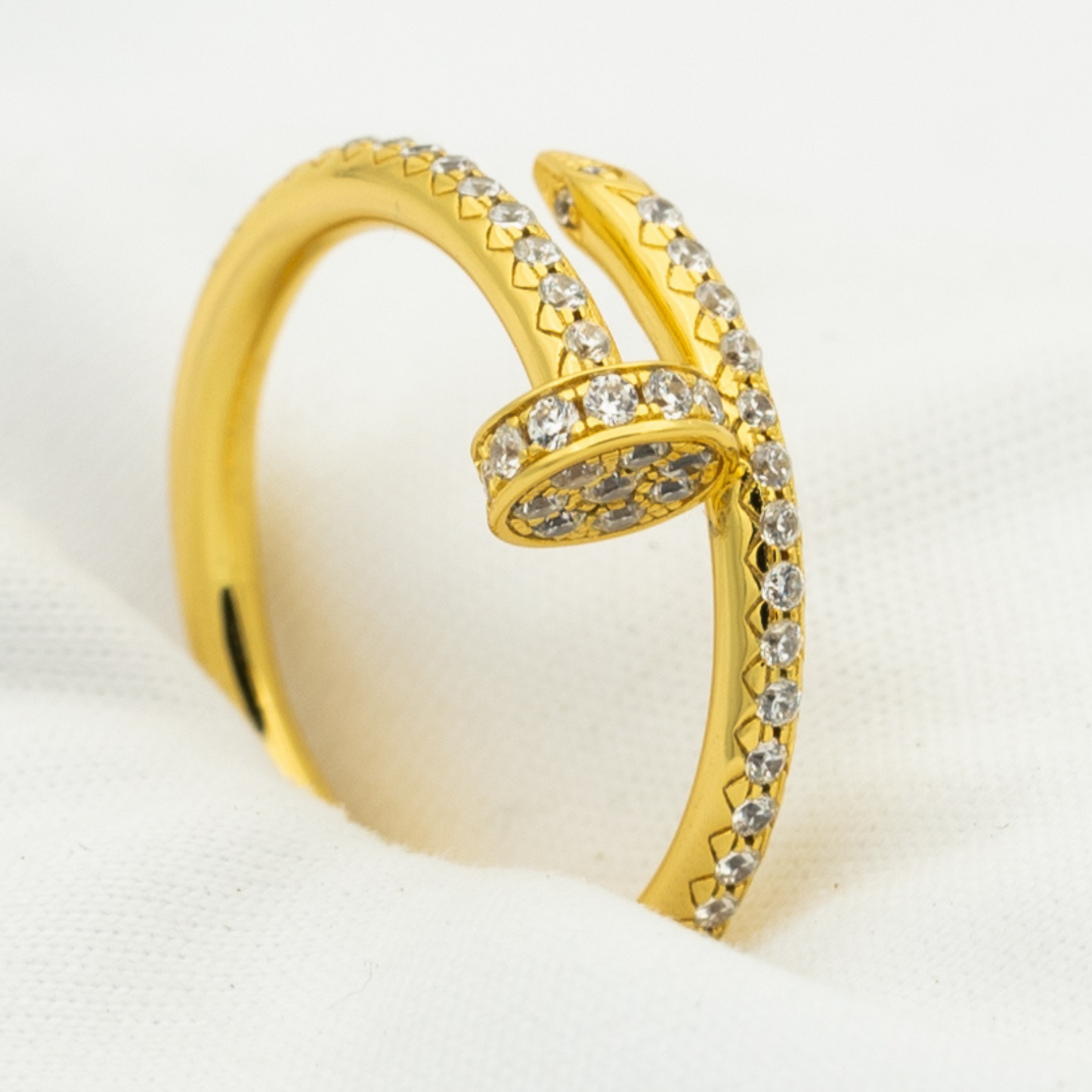 [Glow Jewelry]JUSTE RING 1.8MM GOLD DIAMONDS