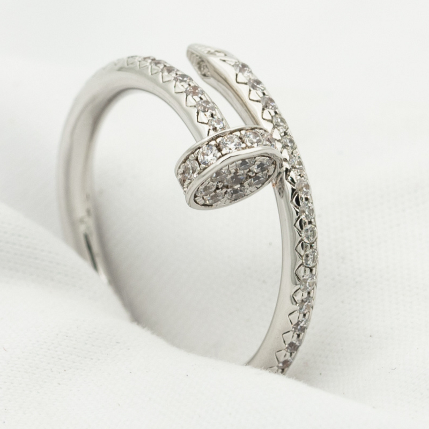¡®Glow Jewelry¡¯JUSTE RING 1.8MM SILVER DIAMONDS