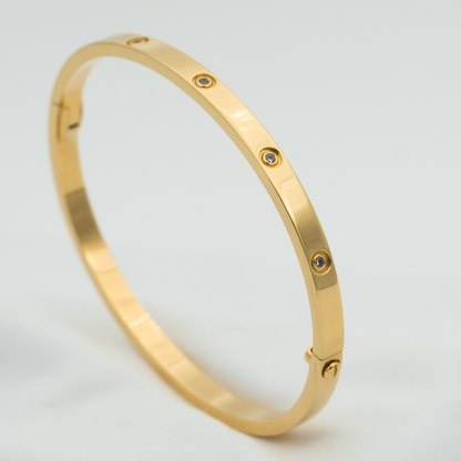 [Glow Jewelry]LOVE BRACELET 3.65MM 10 DIAMONDS