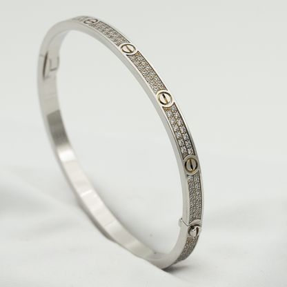 ¡®Glow Jewelry¡¯LOVE BRACELET 3.65MM DIAMOND-PAVED