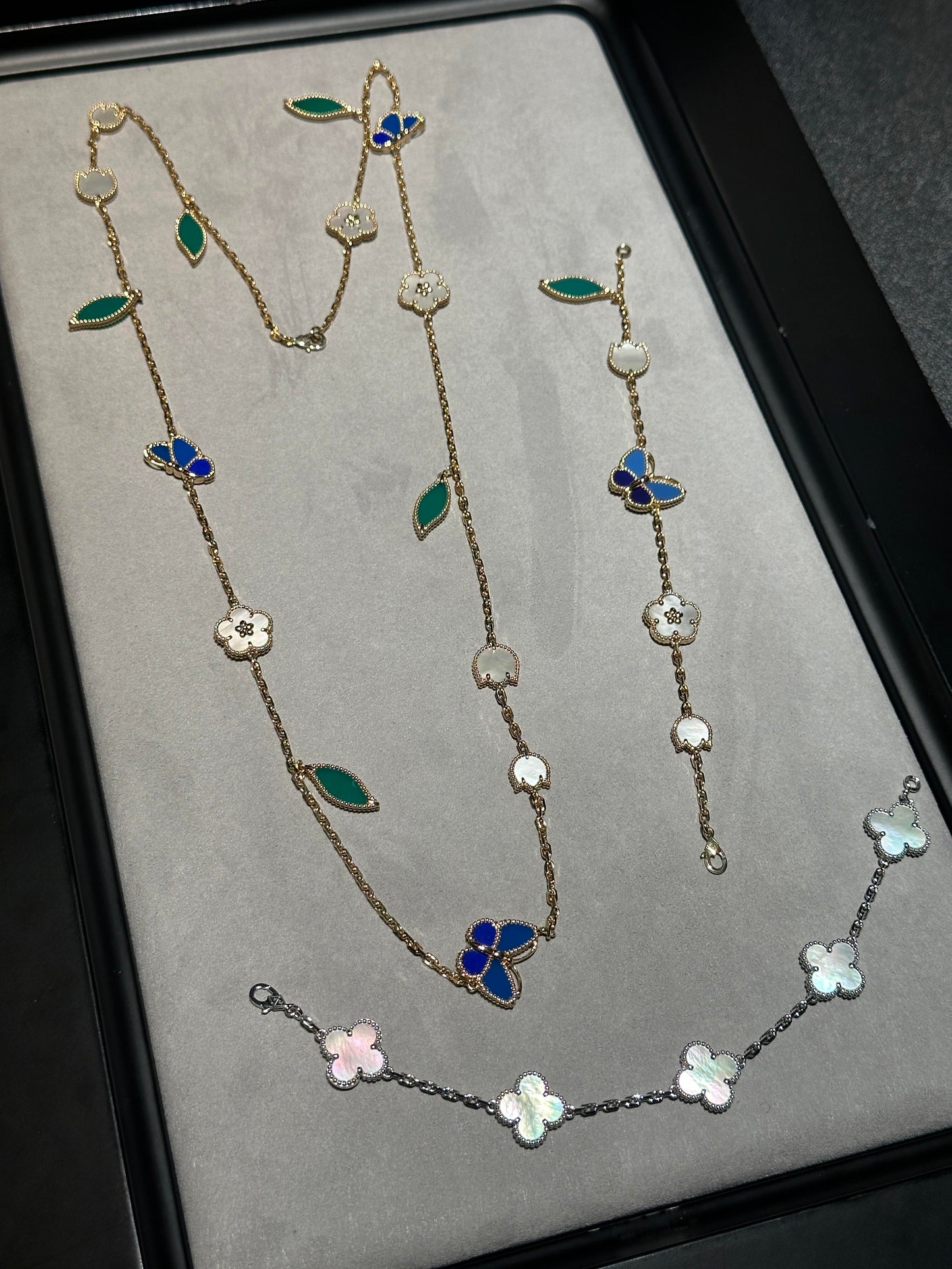 [Glow Jewelry] 26 NEW CLOVER 15 MOTIFS LUCKY NECKLACE