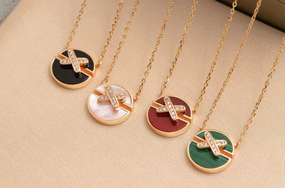 ¡®Glow Jewelry¡¯JEUX DE ROSE GOLD DIAMOND NECKLACE