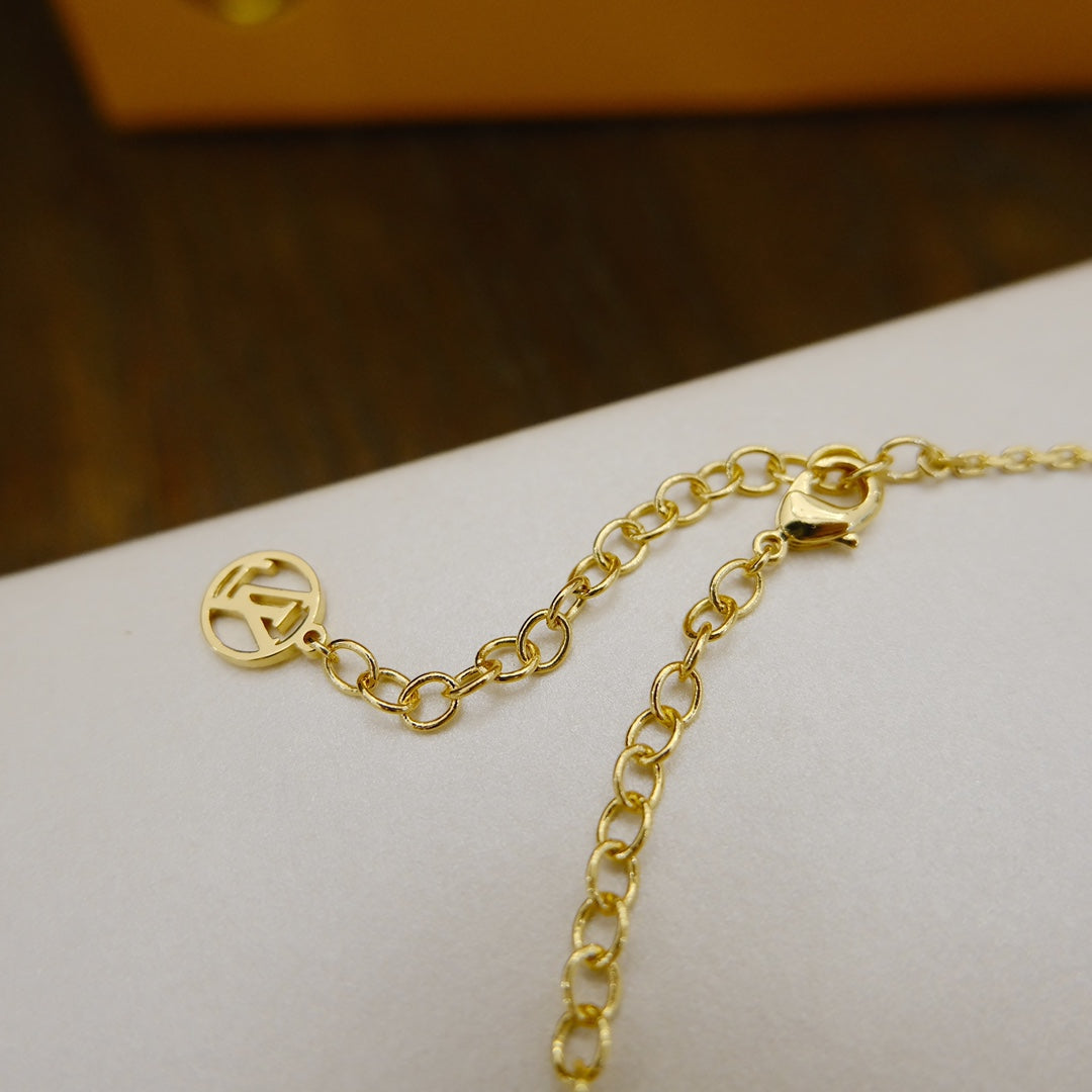 ¡®Glow Jewelry¡¯BLOOMING SUPPLE NECKLACE BRASS