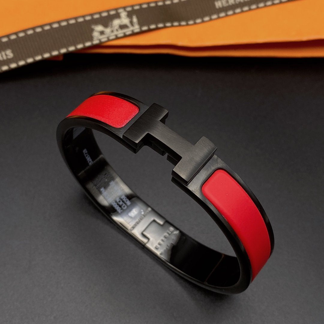 ¡®Glow Jewelry¡¯CLIC HM SO BLACK RED BRACELET