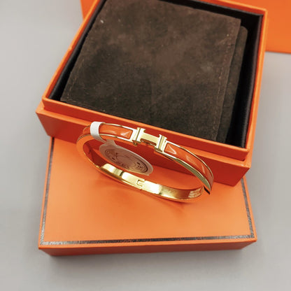 [Glow Jewelry]CLASSIC HM CLIC RED 8MM ENAMEL BRACELET