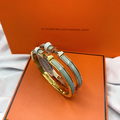[Glow Jewelry]CLASSIC HM CLIC GREEN 8MM ENAMEL BRACELET