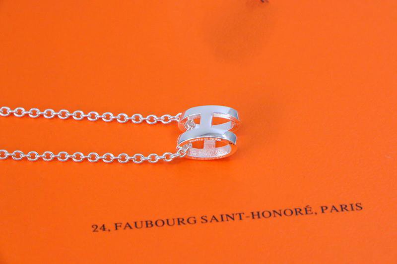 [Glow Jewelry]HM NECKLACE H LETTER OVAL SERIES