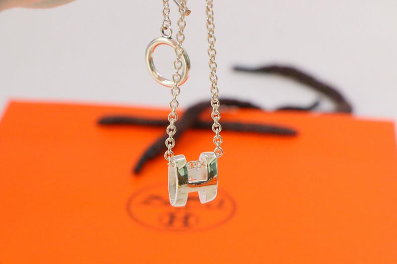 [Glow Jewelry]HM NECKLACE H LETTER OVAL SERIES
