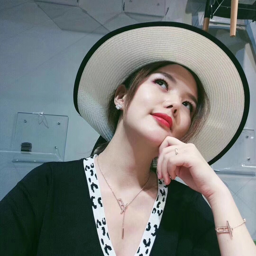 [Glow Jewelry]HM NECKLACE PLATINUM ROSE GOLD DIAMOND