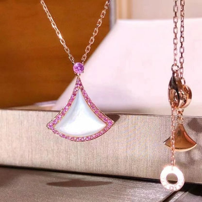 [Glow Jewelry]DREAM NECKLACE MOP DIAMOND PINK