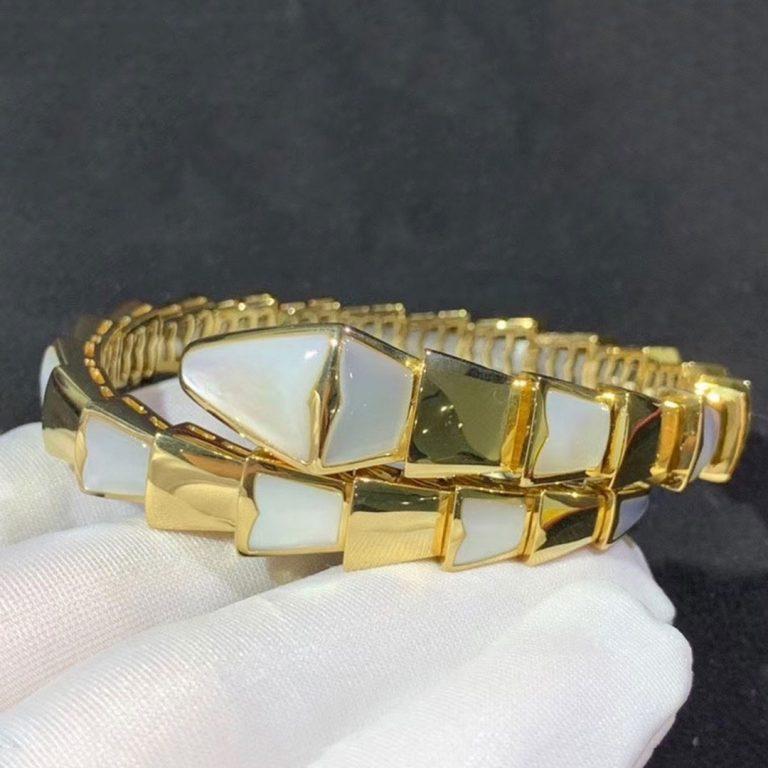 [Glow Jewelry]SERPENTI BRACELET MOP GOLD