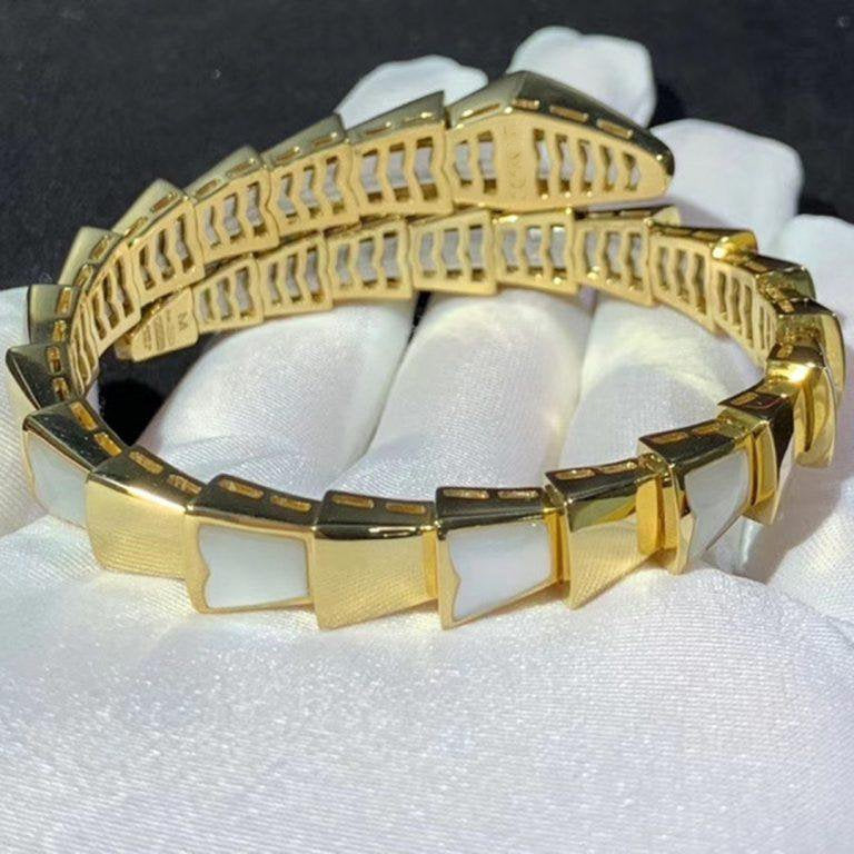 [Glow Jewelry]SERPENTI BRACELET MOP GOLD