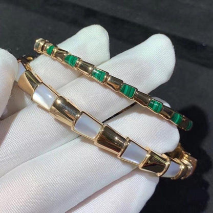 [Glow Jewelry]SERPENTI BRACELET PINK GOLD MOP