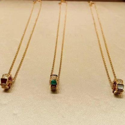 [Glow Jewelry]SERPENTI PEDANT DIAMOND NECKLACE