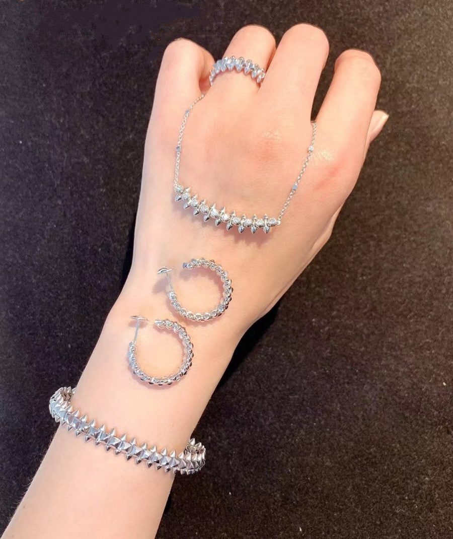 [Glow Jewelry]CLASH SILVER BRACELET