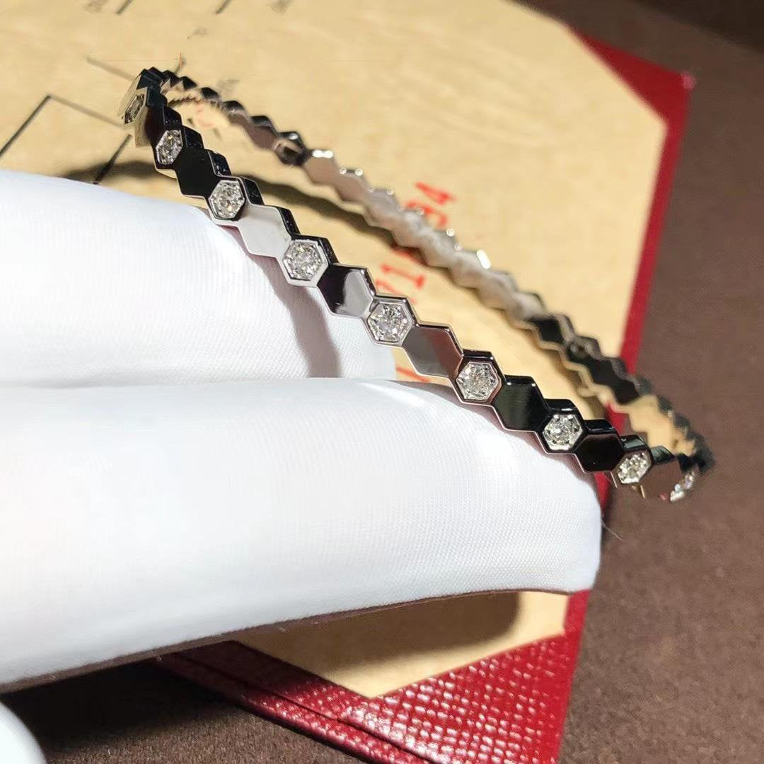 [Glow Jewelry]BEE LOVE SILVER DIAMOND BRACELET