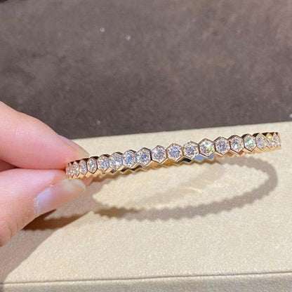 ¡®Glow Jewelry¡¯BEE LOVE GOLD BRACELET FULL DIAMOND