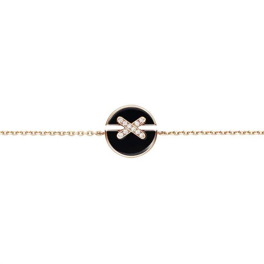¡®Glow Jewelry¡¯JEUX DE BRACELET ONYX PINK GOLD DIAMOND