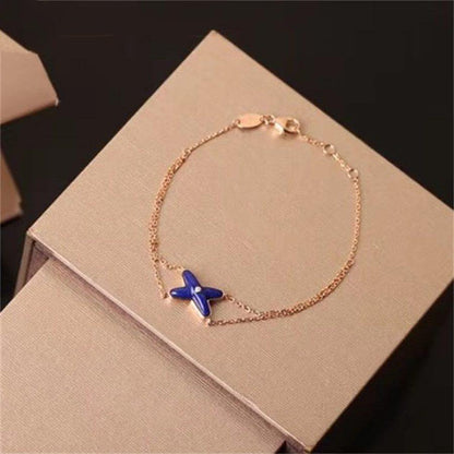 ¡®Glow Jewelry¡¯Hollow Design Four-Leaf Clover Flower Shape Ring