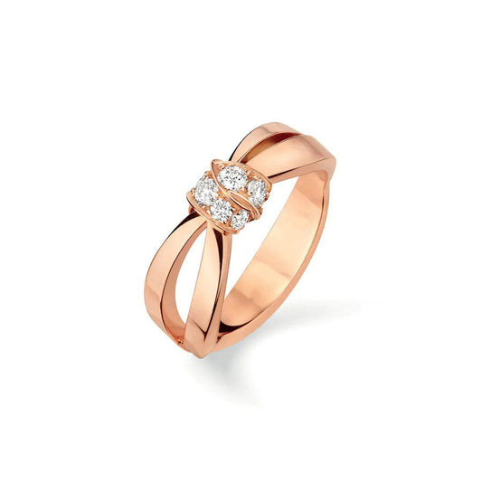 ¡®Glow Jewelry¡¯LIENS RING PINK GOLD DIAMOND