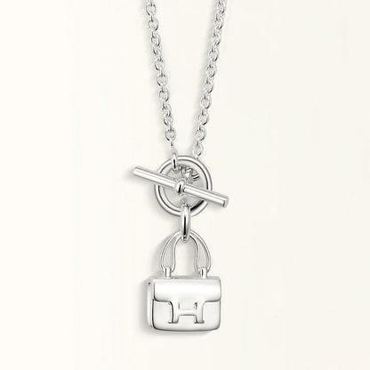 ¡®Glow Jewelry¡¯POP H PEDANT SILVER NECKLACE
