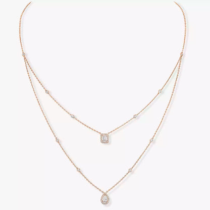 [Glow Jewelry]Diamond Necklace My Twin 2 Rows