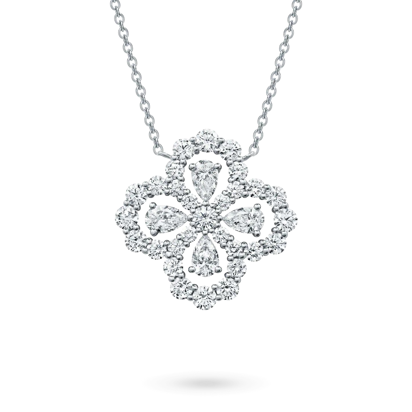 ¡®Glow Jewelry¡¯LOOP NECKLACE FULL MOTIF DIAMOND 16MM MULTIPLE COLORS