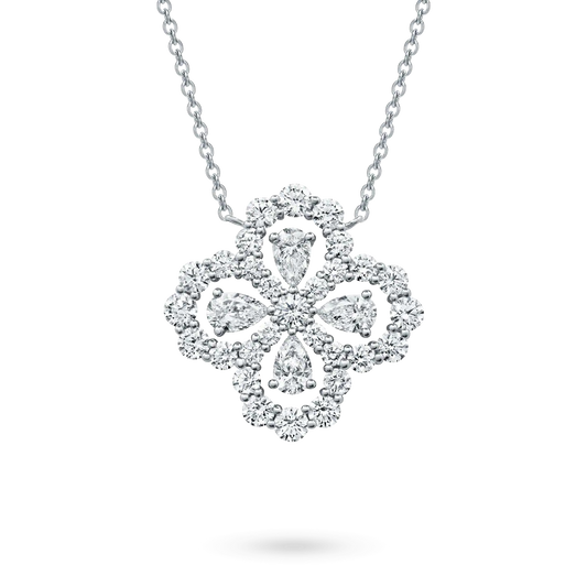 ¡®Glow Jewelry¡¯LOOP NECKLACE FULL MOTIF DIAMOND 16MM MULTIPLE COLORS