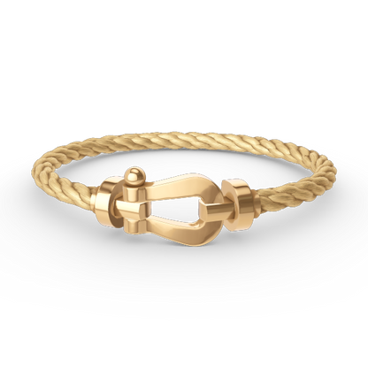 [Glow Jewelry]FORCE LARGE HORSESHOE NO DIAMOND BRACELET GOLD