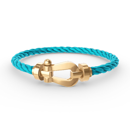 [Glow Jewelry]FORCE LARGE HORSESHOE NO DIAMOND BRACELET GOLD